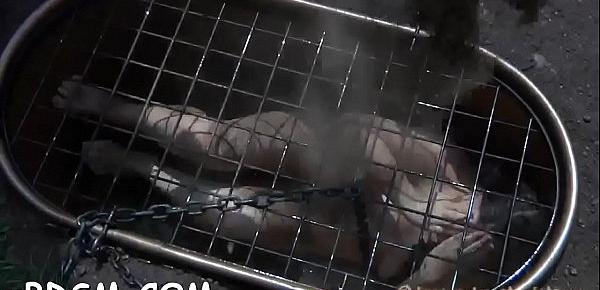  Torturing hotty with sex tools